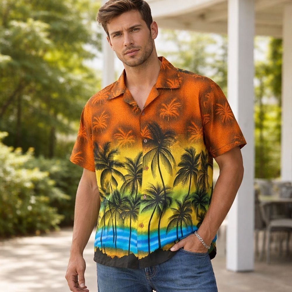 NWT The Original In Gear Hawaiian Shirt